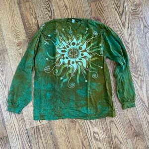 Batikwalla Batik Long-sleeve pocket t-shirt